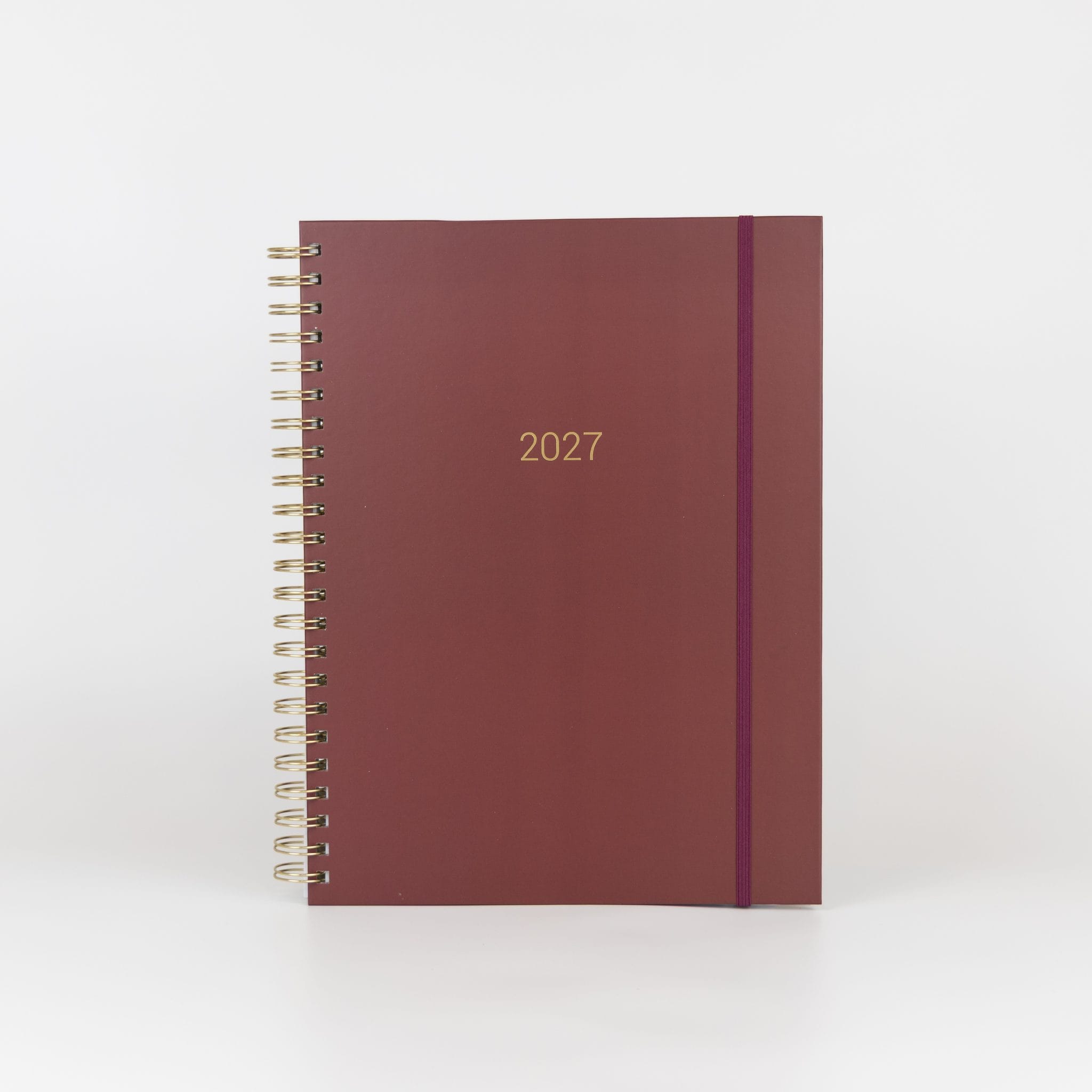 2027 Slimline Teacher Planner in A4 Cherry Red
