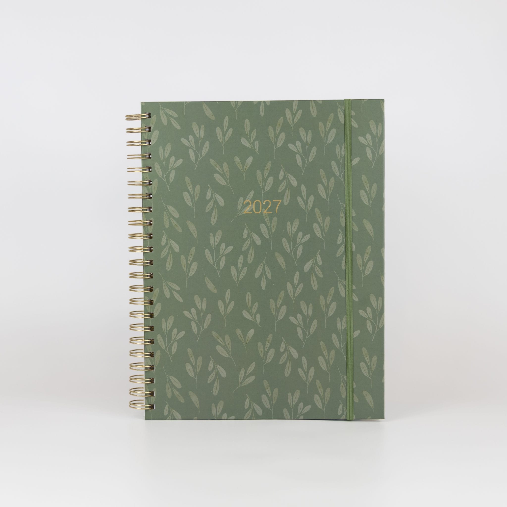2027 Slimline Teacher Planner in A4 Olive Leaf