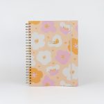 2027 Slimline Teacher Planner in A4 Peaches and Cream
