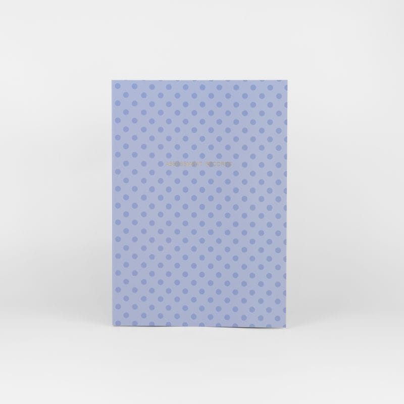 Assessment Book Blue Spot Square
