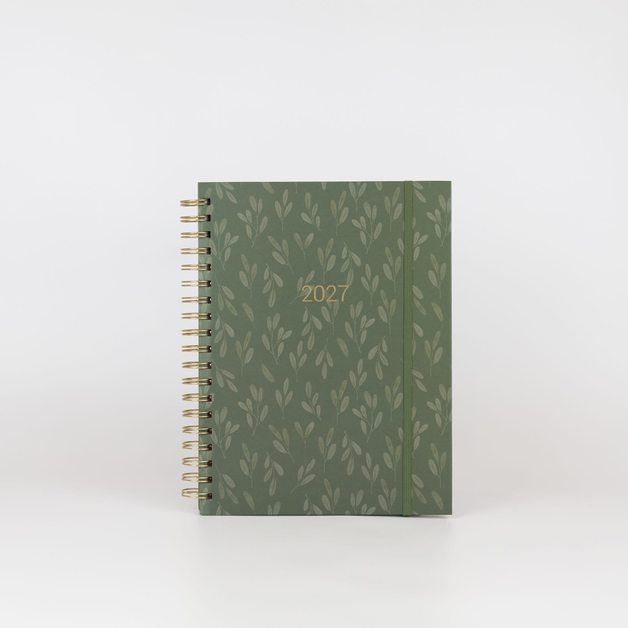 2027 Slimline Teacher Planner in B5 Olive Leaf